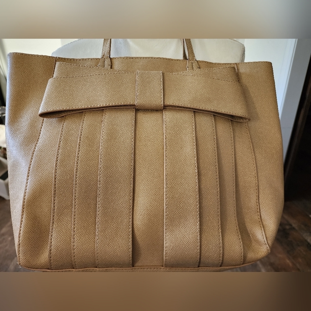 Preowned Zac Posen Bow Tote tan color‎